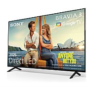 Televizor Sony BRAVIA 3 LED 75S39, 189 cm, Smart Google TV, 4K, Clasa E