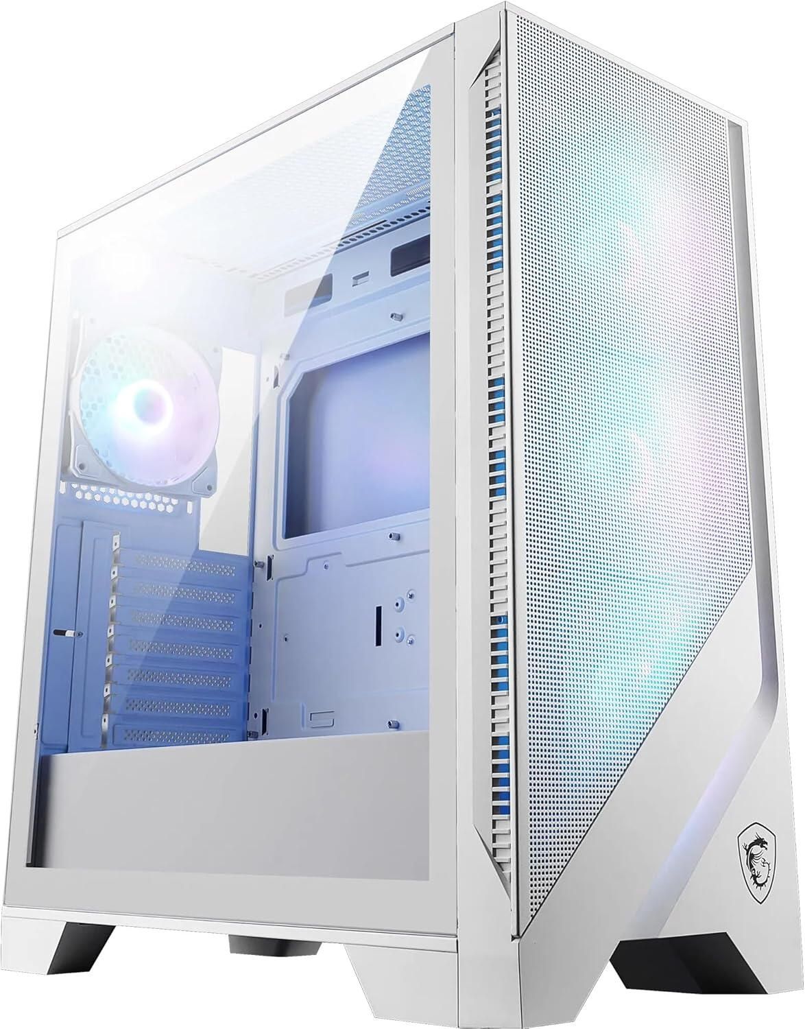 MAG FORGE 320R WHITE AIRFLOW, Mid-Tower, RGB, Alb