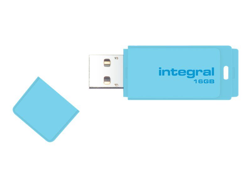INTEGRAL INFD16GBPASBLS Memorie flash Integral USB 16GB PASTEL Blue Sky_1