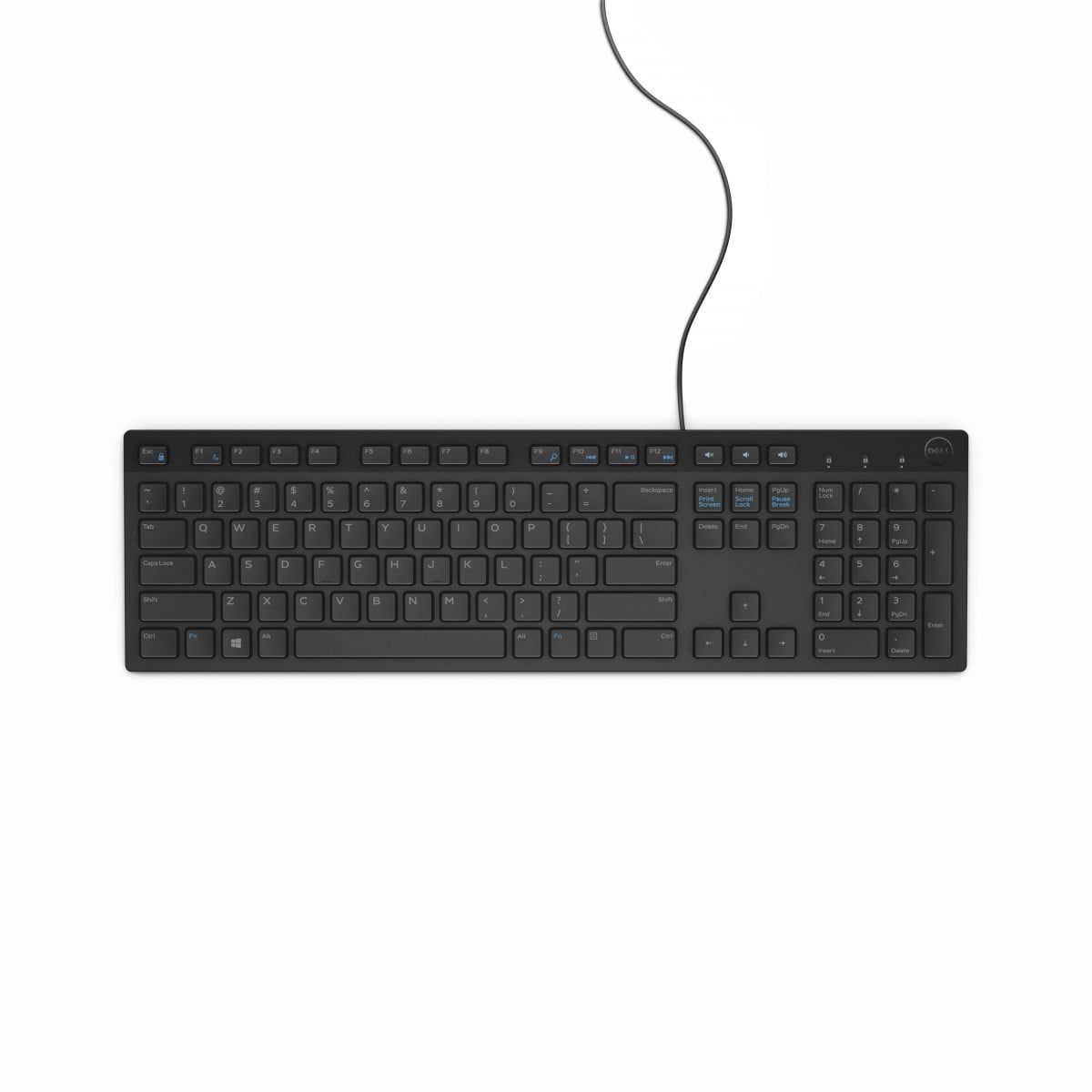DELL KB216 tastaturi USB QWERTY Engleză Regatul Unit Negru (580-ADGV) (580-ADGV) (580-AHYB)