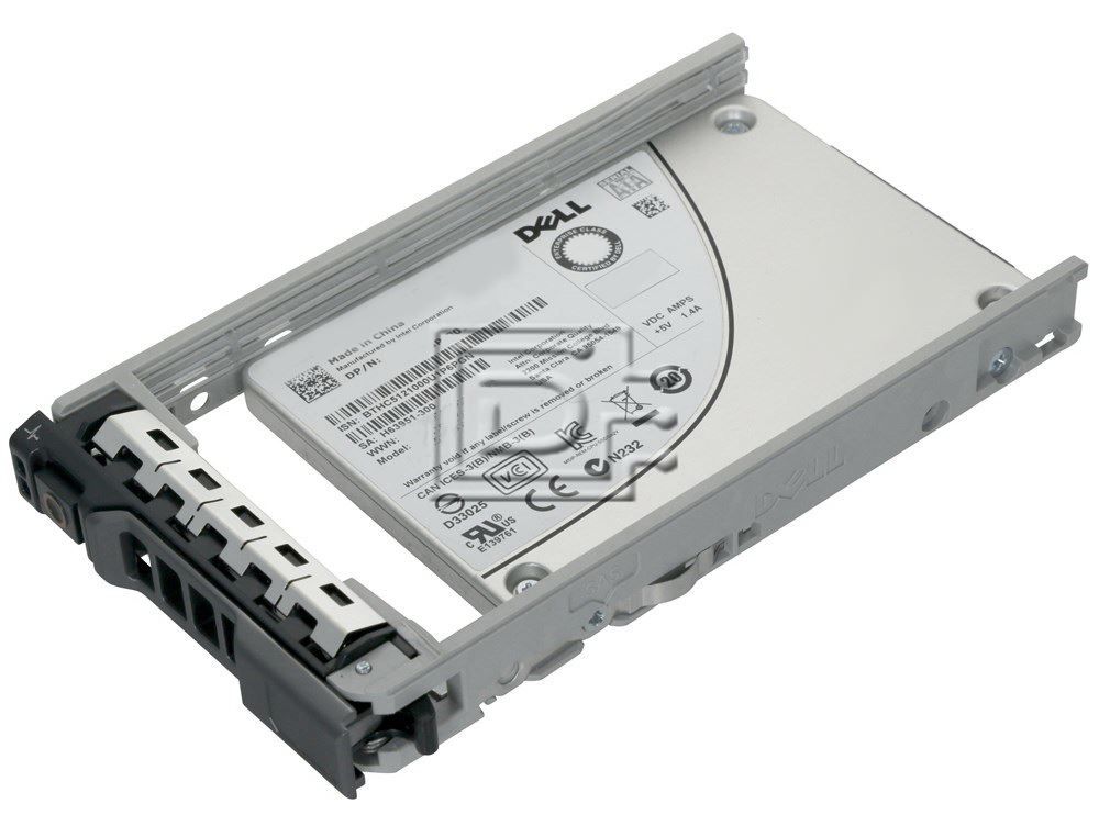 Dell 3.84TB SSD up to SAS 24Gbps ISE Read Intensive 512e 2.5in Hot-plug 1WPD