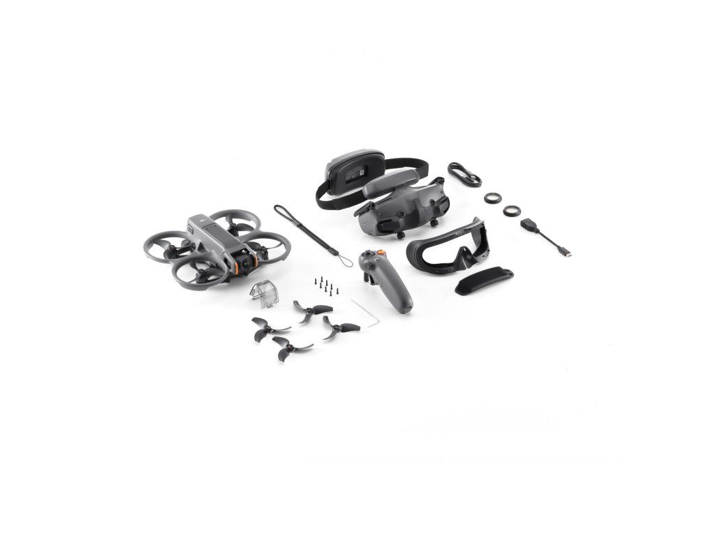 Kit Drona DJI Avata 2 FMC, 4K60, 12MP, 1xbaterieGimbal o axa, 64.8km/h, 377gr