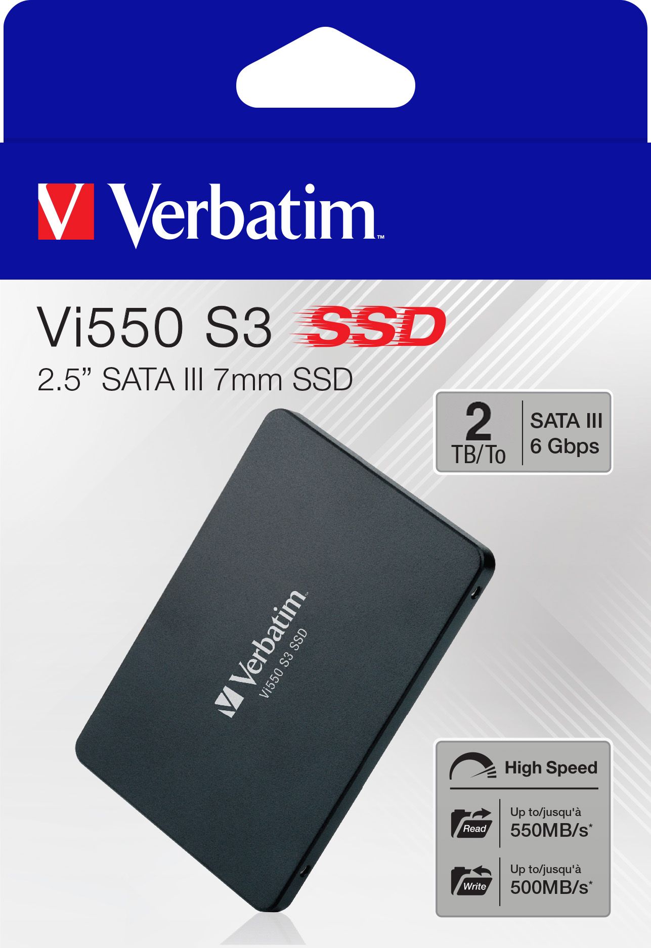 SSD Verbatim Vi550 S3 2TB 2.5  SATA III, 550MB/s