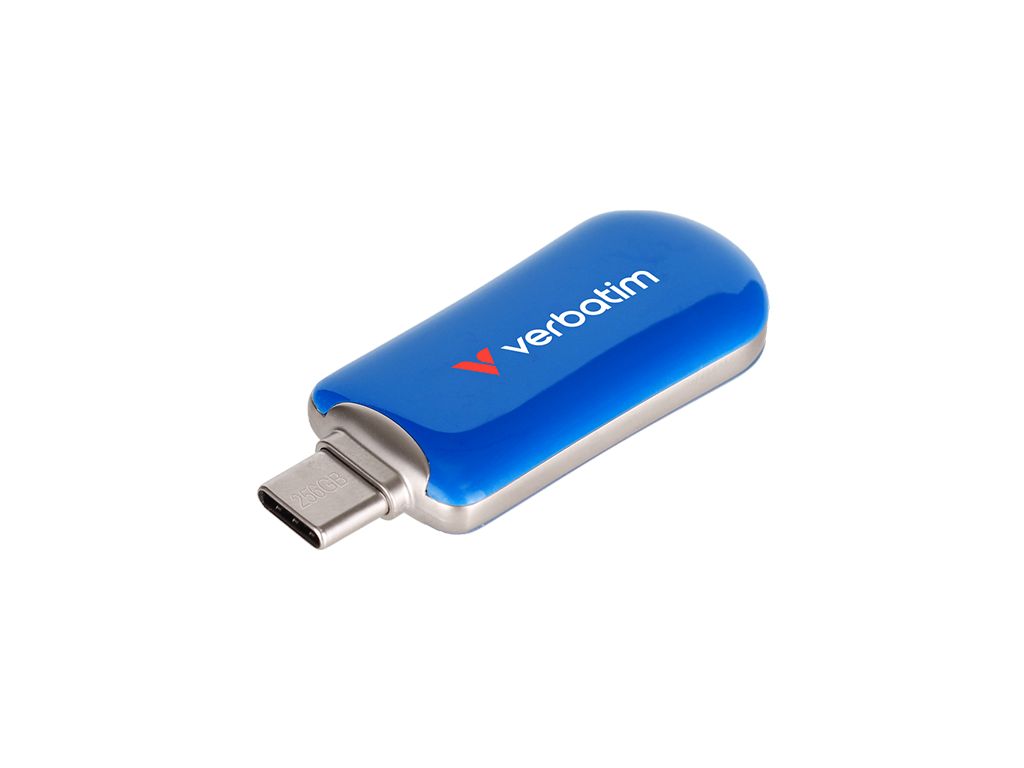 USB Flash Drive Verbatim, Plectra,256GB, USB-C, BLUSB 3.2 Gen 1