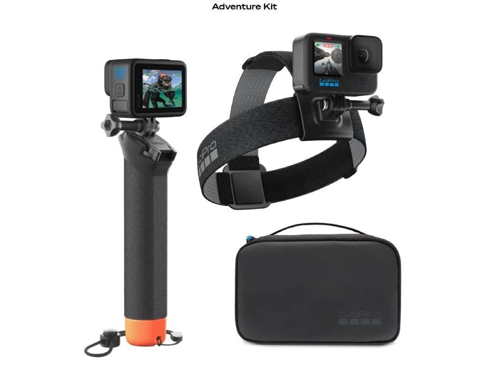 Kit Accesorii GoPro AdventureHandler, Head Strap, Clip mount, Case