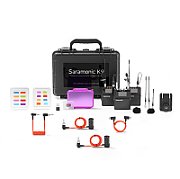 Transmitator wireless digital K9 SaramonicPachet microfon lavalier omni 3mm, IP67