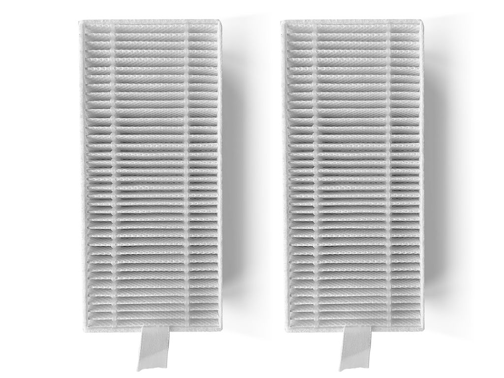 Set 6 accesorii compatibile cu Robot Tesla VCR600W2 perii laterale, 2 perii principale,2 filtre HEPA