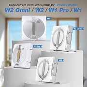 Robot de curatare geamuri WINBOT W2 PRO Ecovacs2800Pa, WIN-SLAM 4.0,10-Tier All-round Protection