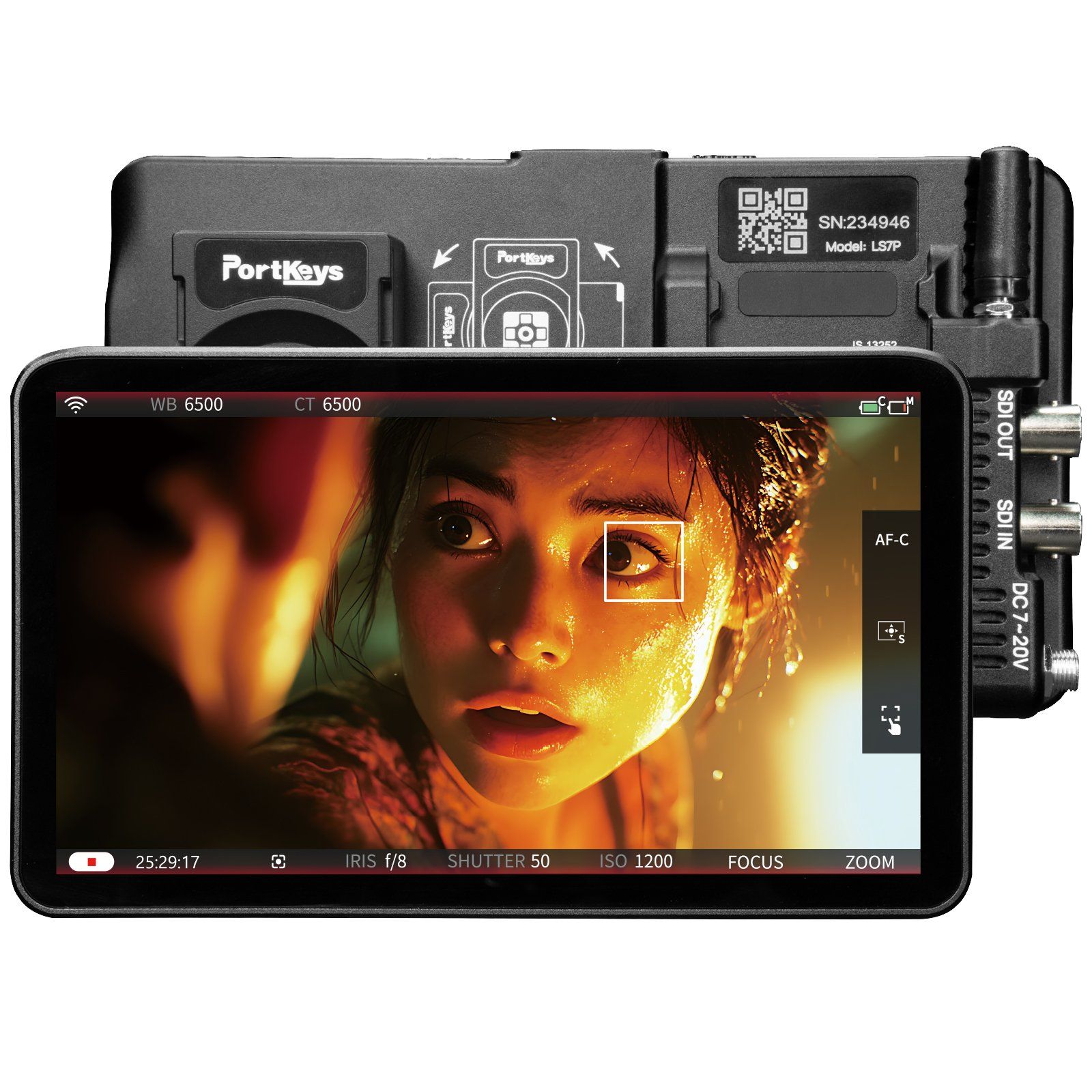 Monitor Portkeys LS7P, 7  3G-SDI/4K HDMIControl wireless
