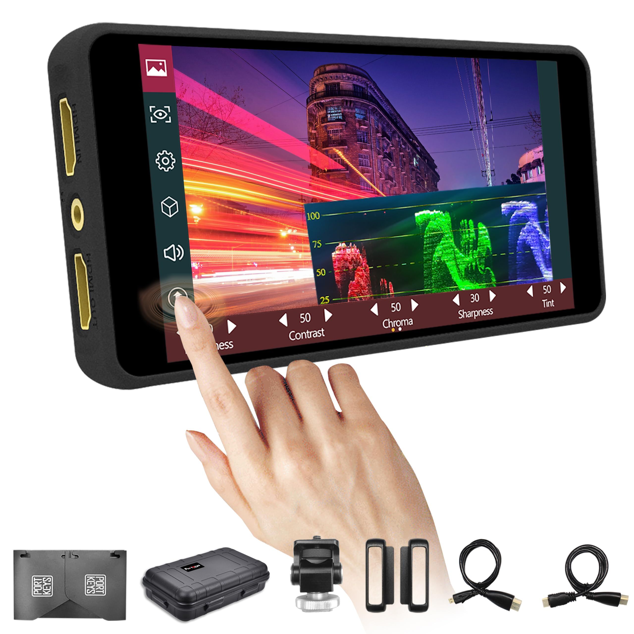 Monitor Portkeys PT5 II, 5  3D LUT, Touchscreen500nit, 7W
