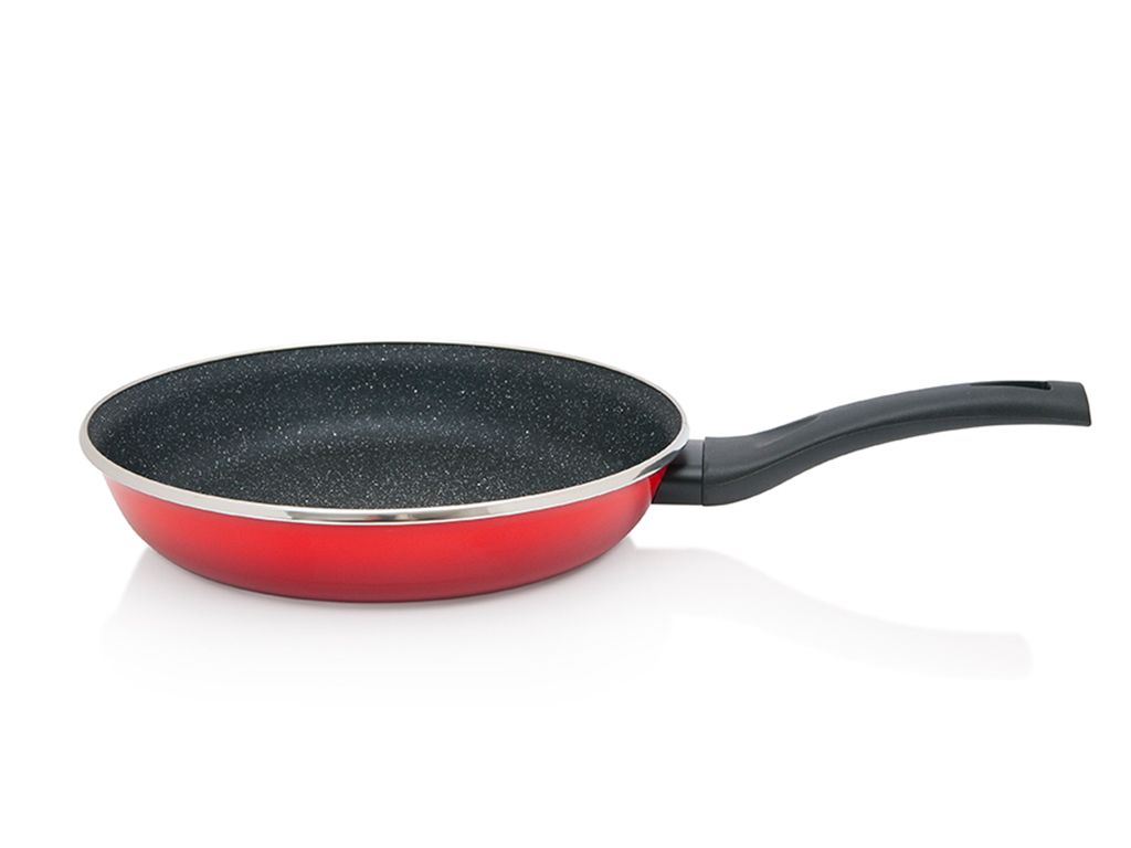 Tigaie 2l Granit Induction rosu Metalac email/26cm/2l