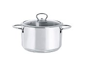 Oala 2l cu capac din sticla Kulinaria Metalac inox/16cm/2l
