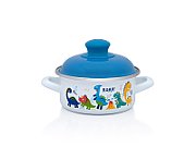 Cratita1l cu capac Dino Metalac email/14cm/1l