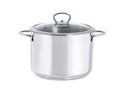 Oala 1.4l cu capac din sticla Kulinaria Metalac inox/24cm/8l