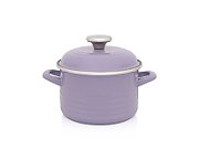 Oala 2l cu capac Standard Wave Lila Pastel Metalacemail/16cm/2l/lila pastel