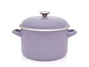 Oala 6.75l cu capac Standard Wave Lila Metalacemail/24cm/6.75l/lila pastel