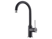 Baterie chiuveta X Granit Classy negru340 x 222 mm/inox