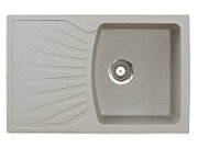 Chiuveta X Granit Quadro Plus bej760 x 500 mm, sifon 90 mm, granit