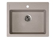 Chiuveta X Granit Quadro 60 bej600 x 500 mm, sifon 90 mm, granit