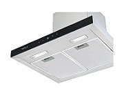 Hota decorativa Tesla DC600AXB, T-shape, 60cm1 motor DC 75W, 630m3/h, display LED, inox/sticla