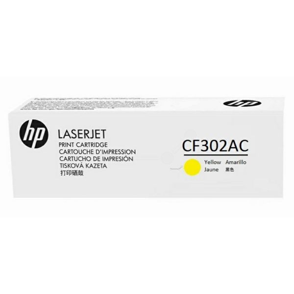 Cartus toner HP CF302AC ,Galben ,32000 pagini ,Original (HP Color LaserJet Enterprise M880)