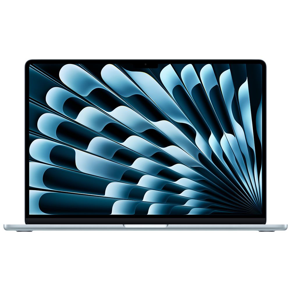 Laptop Apple MacBook Air 15 with Liquid Retina (2026), 15.3 inch 2880 x 1864, Apple M5 10-core (10 C), 16 GB RAM, 512 GB SSD, Apple 10-core integrat, macOS, Tastatura International, Albastru deschis