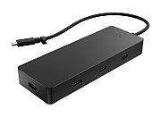 HP 4K USB-C Multiport Hub USB tip-C Negru