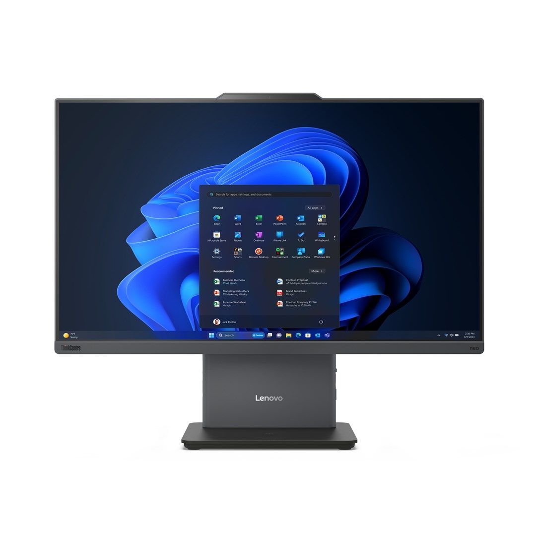 Lenovo ThinkCentre neo 50a G5 AIO Core 5 210H 23.8 FHD Touch IPS 250nits AG 16GB DDR5 5600 SSD512GB Intel Graphics W11Pro Luna Grey 3Y OnSite