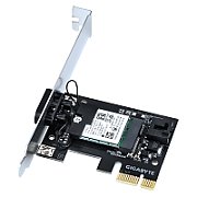 Placa de retea Wireless GC-WIFI6E, Wi-Fi 6E, Bluetooth 5.2, PCIe