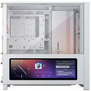 Carcasa Corsair FRAME 4000D LCD RS ARGB, Mid-Tower, ATX, Alb