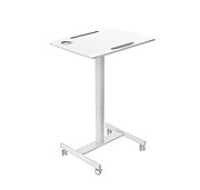 Masa laptop/videoproiector mobil, sit-stand, Blackmount F311Q, max.8kg, inaltime reglabila pneumatic, blat inclinabil