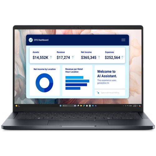 Laptop Dell Pro 14 Premium PA14250, 14 inch 1920 x 1200, Intel 236V (8 C / 8 T, 2.1 GHz - 4.7 GHz, 8 MB cache), 16 GB LPDDR5X, 512 GB SSD, Intel Arc Graphics, Windows 11 Pro