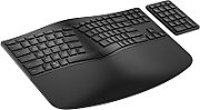 Tastatură wireless HP 965 ergonomică - receptor USB + Bluetooth - negru QWERTY (7E756AA#ABB)