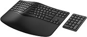 Tastatură wireless HP 965 ergonomică - receptor USB + Bluetooth - negru QWERTY (7E756AA#ABB)
