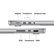 Laptop Apple MacBook Pro 14 MDE54ZE/A, 14.2 inch 3024 x 1964, Apple M5 10-core (10 C), 16 GB RAM, 1 TB SSD, Apple M5 10-core integrat, Mac OS, Silver
