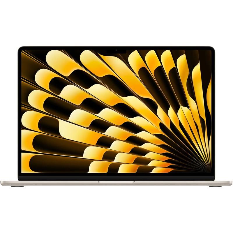 Laptop Apple MacBook Air 15 Z1LT000GX, 15.3 inch 2880 x 1864, Apple M5 10-core (10 C), 24 GB RAM, 512 GB SSD, Apple M5 10-core integrat, Mac OS, Starlight