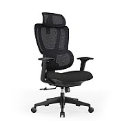 Scaun birou Serioux Aeromesh, Dimensiuni (LxAxÎ): 68,5x67x111-119cm, Capacitate greutate: 150 kg, Material suprafață: Material plasă, Material cadru: Fibră de sticlă de înaltă rezistență, Tip cotieră: Cotieră 3D, Tip pârghie pneumatică: Sistem de ridicare pe gaz clasa 3 de 85 mm