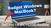 Laptop Dell Pro 14 PC14250, 14 inch 1920 x 1200, Intel 150U (10 C / 12 T, 1.8 GHz - 5.4 GHz, 12 MB cache, 55 W), 16 GB DDR5, 256 GB SSD, Intel Graphics, Windows 11 Pro