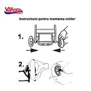 TROLER DE CUMPARATURI SMART, 35L