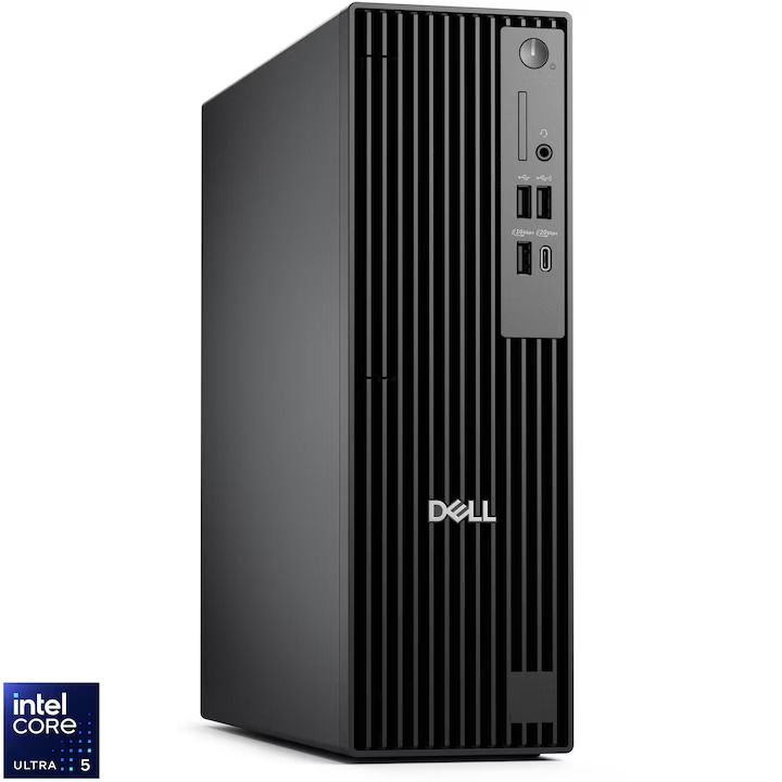 Desktop PC Dell Pro Slim Plus QBS1250, Intel 265 (20 C / 20 T, 1.8 GHz - 5.3 GHz, 30 MB cache), 16 GB RAM, 512 GB SSD, Intel Graphics, 260 W, Windows 11 Pro