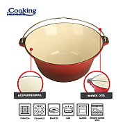 CEAUN DIN FONTA EMAILATA 41X19.5 CM, 16L, COOKING BY HEINNER