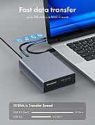 GRAUGEAR externes Raid   GehĂ¤use 2x2 5 HDD/SSD USB 3.2 retail