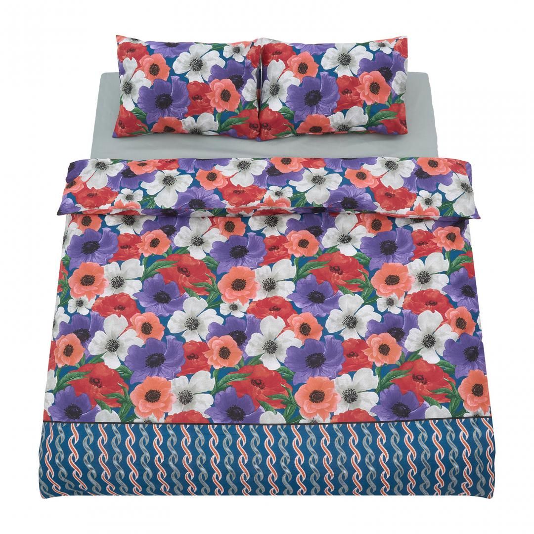 Lenjerie dubla 100% bumbac 4 piese, Nora