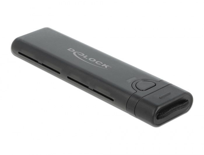 DELOCK Ext GehĂ¤use USB Type-C M.2 NVMe PCIe oder SATA SSD