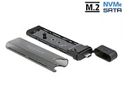 DELOCK Ext GehĂ¤use USB Type-C M.2 NVMe PCIe oder SATA SSD