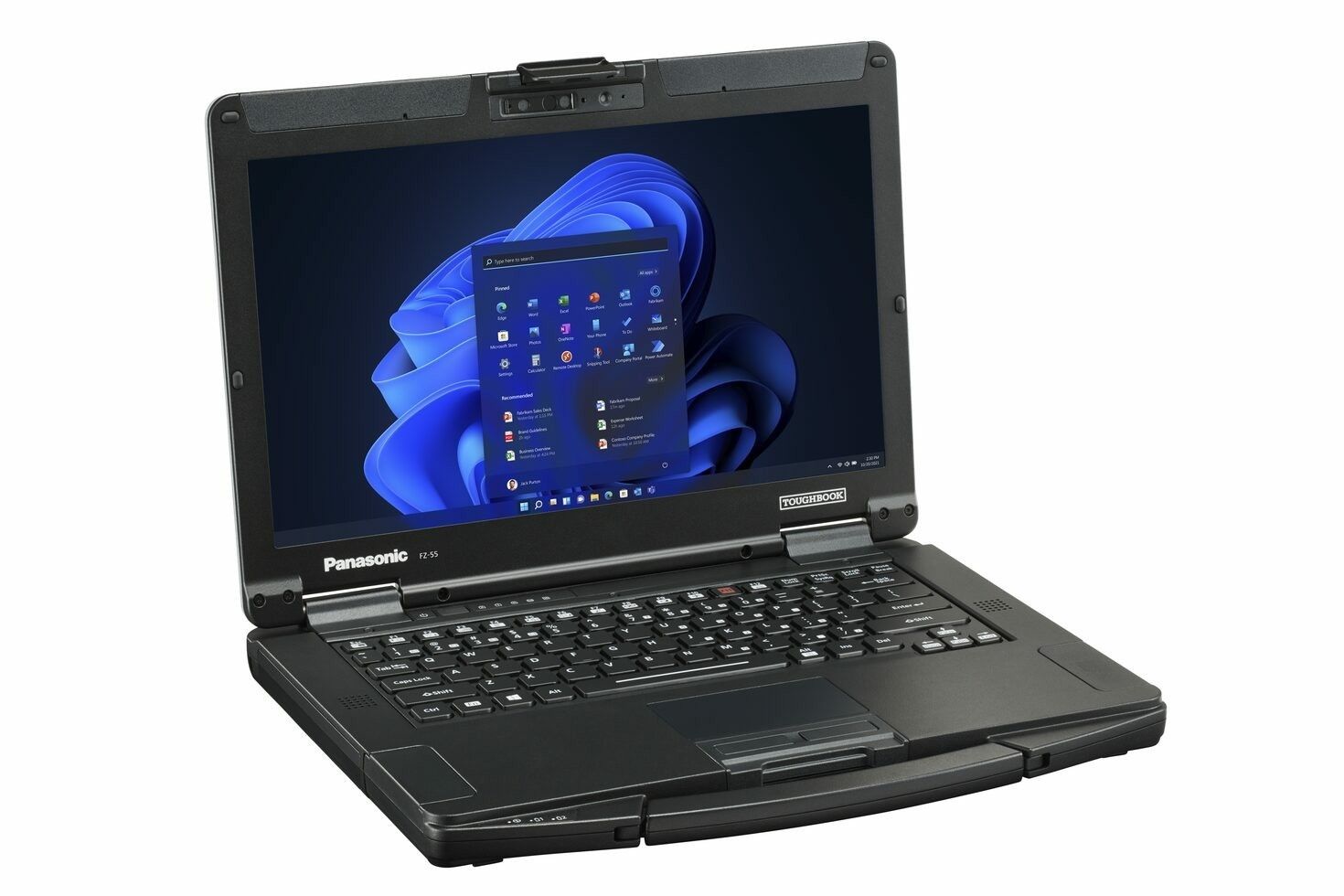 Panasonic Toughbook 55 MK3 Intel® Core™ i5 i5-1345U Laptop 35,6 cm (14 ) 16 Giga Bites DDR4-SDRAM 512 Giga Bites SSD Wi-Fi 6E (802.11ax) Windows 11 Pro Negru