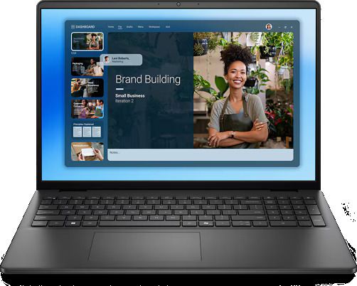 Laptop Dell 16 DC16251, 16 inch 1920 x 1200, Intel 150U (10 C / 12 T, 1.8 GHz - 5.4 GHz, 12 MB cache, 55 W), 32 GB DDR5, 1 TB SSD, Intel Graphics, Windows 11 Pro