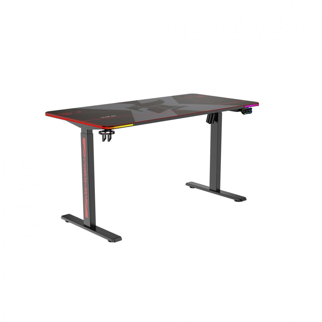 Birou electric Serioux Carbon Pro, reglabil pe inălțime, Orientare Cadru: Rectangular, Greutate maxima: 60 kg, Interval de inălțime: 730~ 1210 mm, Segmente coloană: coloană în două Etape, Dimensiune coloană: 40x70 mm, 45x75 mm, Număr picioare: doua, Alimentare: 100~240 V, Viteză maximă: 25 mm/s, Tip
