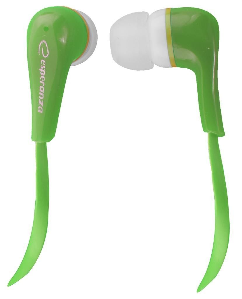 Casti Esperanza In-Ear, Green  EH146G  (timbru verde 0.18 lei)