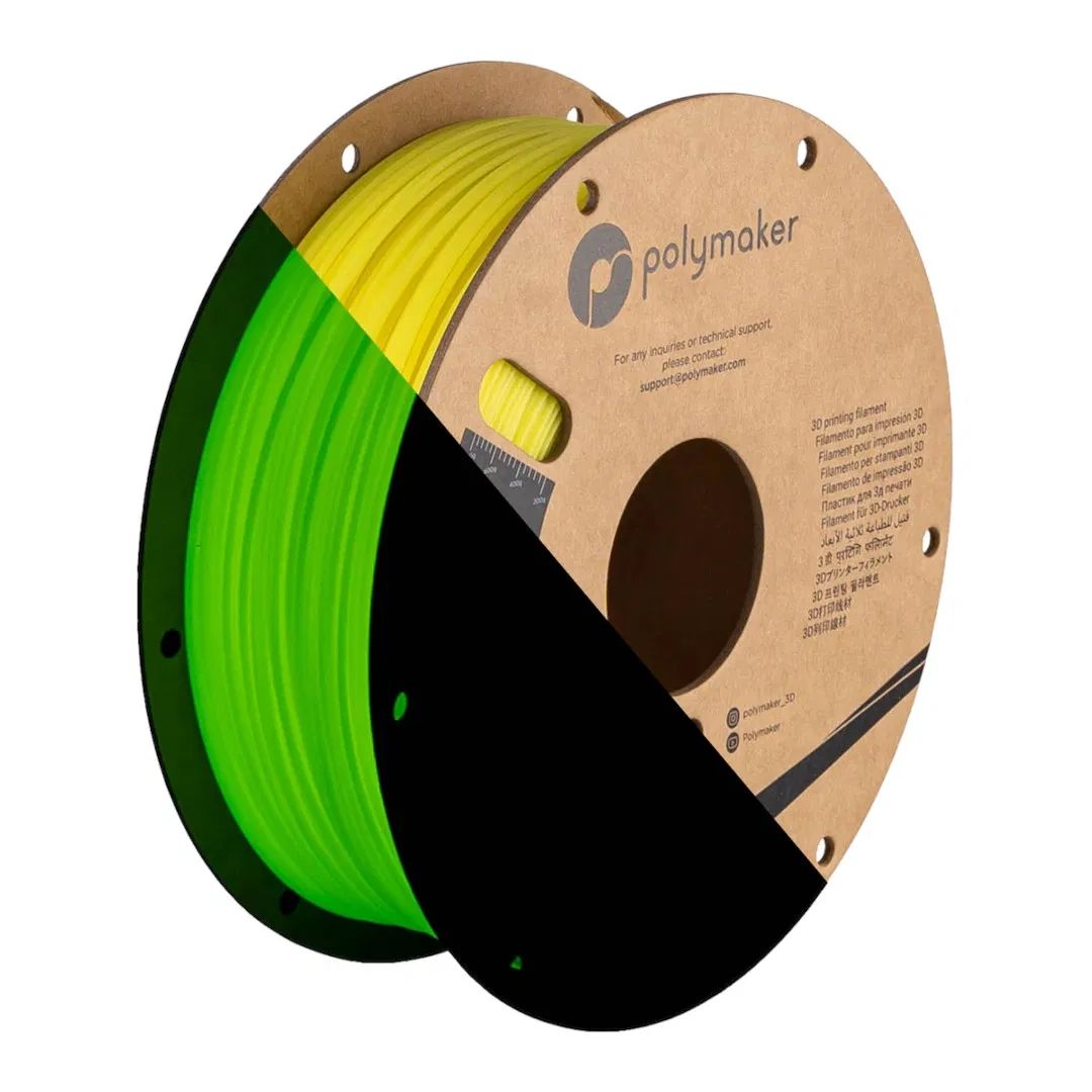 FILAMENT Spacer pt. imprimanta 3D - PLA, 1.75mm diamentru, 1Kg / bobina, aprox. 330m, topire 195-235 grC, yellow,  SPPF-3DP-PLA1.75-01-YL